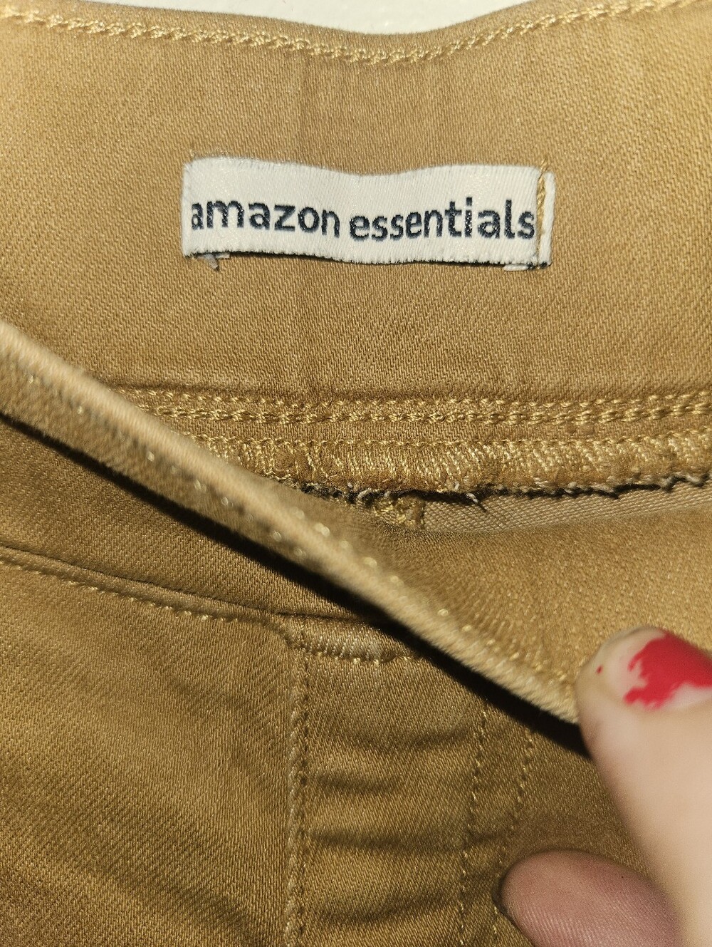 Amazon Essentials Womans Pull On Jegging Tan Pants Size 8 Short - Picture 5 of 13